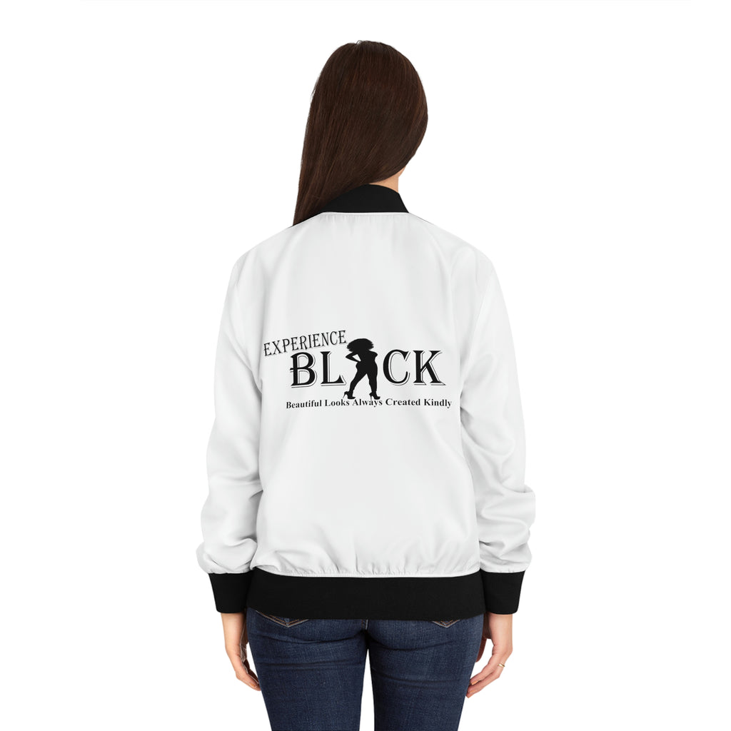 Experience BLACK Women's Bomber Jacket